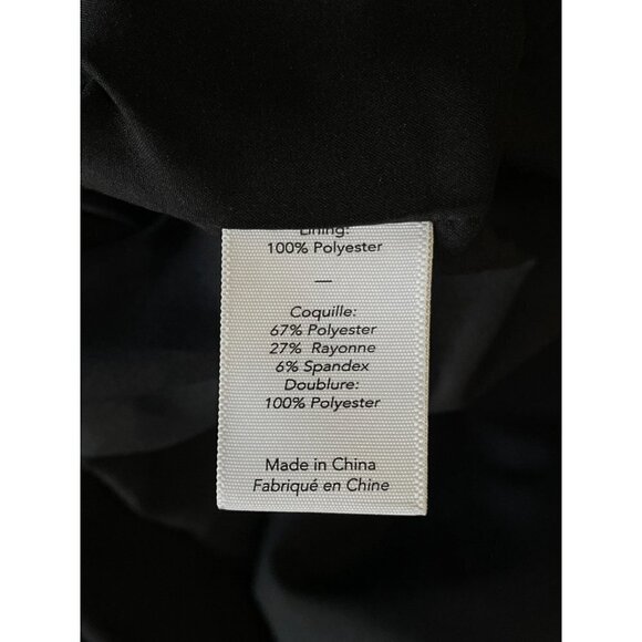 Likely Rodrigo Asymmetric Bodycon Dress Black Womens Size 12 - Picture 10 of 12